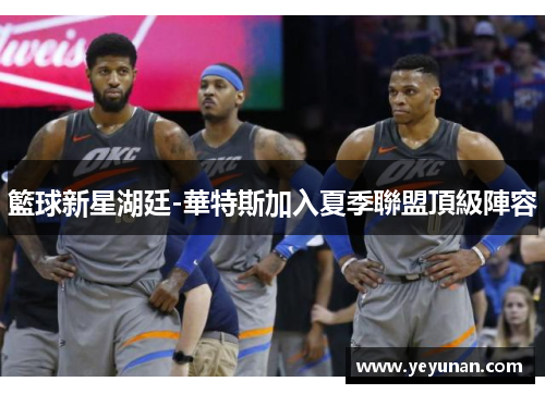 籃球新星湖廷-華特斯加入夏季聯盟頂級陣容